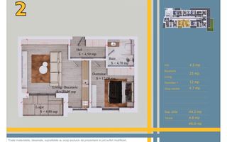 Ap 2 camere | 49 mp | 12 min metrou Nicolae Teclu - Pallady - Poză 1