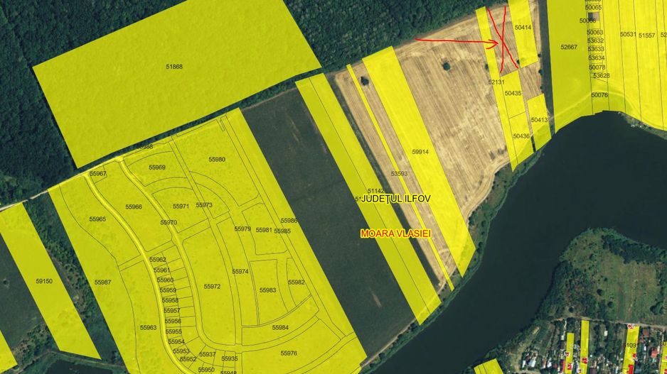 Lot 1000 mp in umbra padurii cu view la lacul academiei din Caciulati - Poză 6