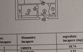 Garsonieră renovată, balcon închis, 50 m de metrou Costin Georgian - Poză 8