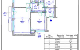 COMISION 0% - Apartament vila 3 camere 92,5mp Matei Basarab la 8min Pta Unirii - Poză 24