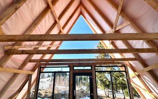 Cabana tip A frame si teren 1000 mp de vanzare / Marisel . Cluj - Poză 7