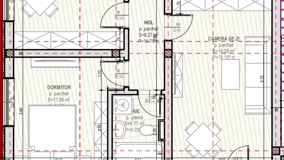 Apartament 2 camere decomandat, baie cu geam - Zona Unirii, Selimbar - Poză 13