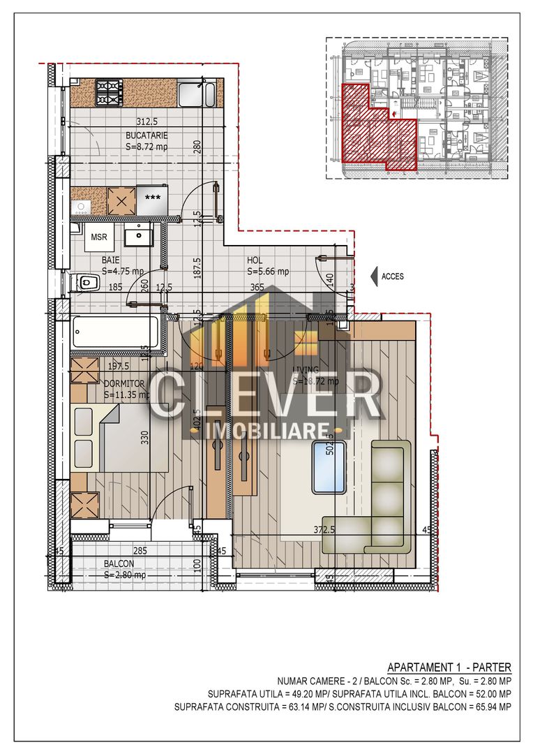 Apartament 2 camere Th. Pallady Credit Ipotecar 15% avans - Poză 5