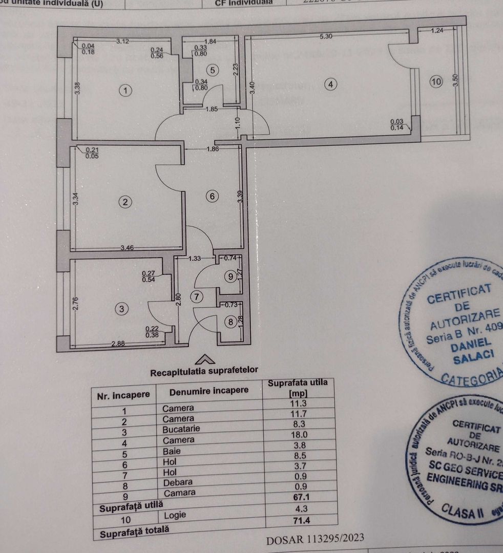 De inchiriat apartament 3 camere Gorjului - Poză 8