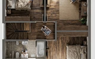 Casa Comuna Berceni | Teren 386 mp | 5 camere | 2 bai | P+M - Poză 6