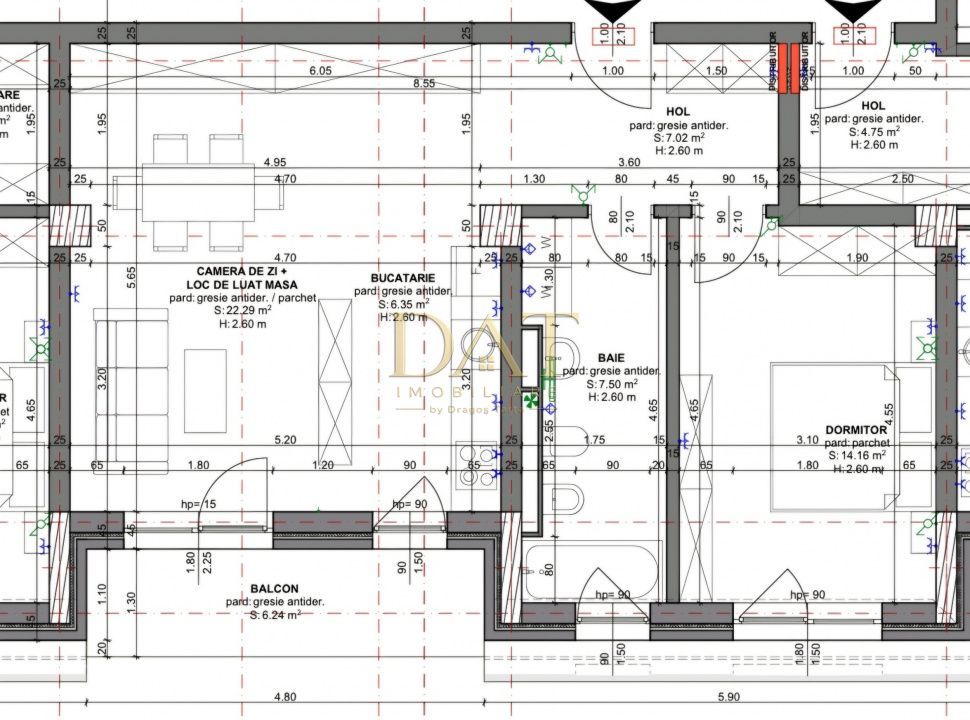 Apartament 2 camere | 57 mp | cu Panorama | Beta residence - Poză 3