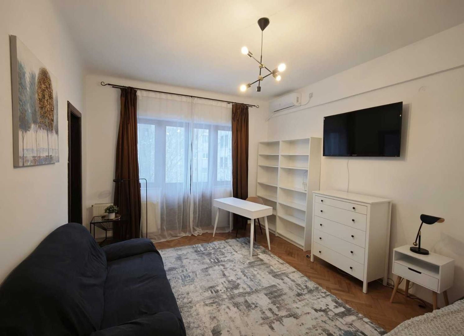 Garsoniera de vânzare, Cismigiu, renovat complet, fără risc, vedere parc - Poză 1