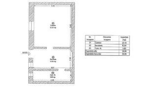 Apartament 1 camera  Iosefin la curte - Schiță 5