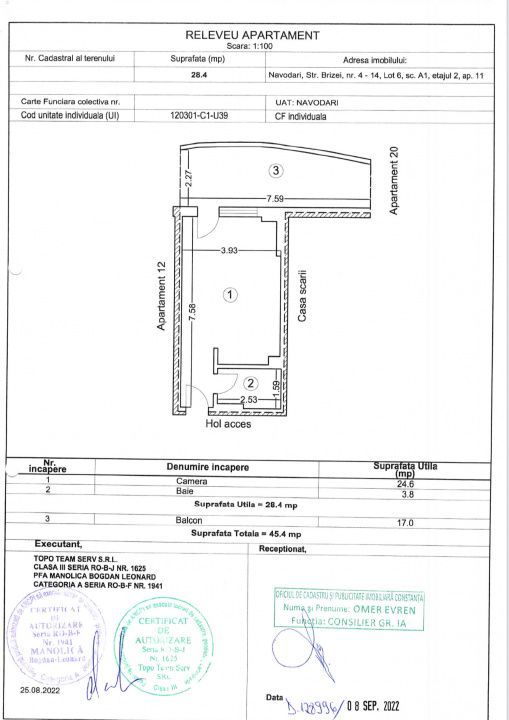 Stațiunea Mamaia -Casa Del Mar -Garsoniere mobilata si utilata complet - Poză 25