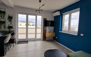 Penthouse de închiriat | 2 camere | Coresi – Tractorul | Terasă 50 mp - Poză 3