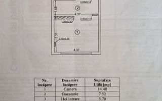 Garsoniera moderna, 2/3, zona Giurgiului, Sector 4, Comision 0% - Schiță 8