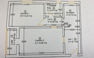 Etaj intermediar. Mobialt si utilat. Cu centrala proprie - Poză 10