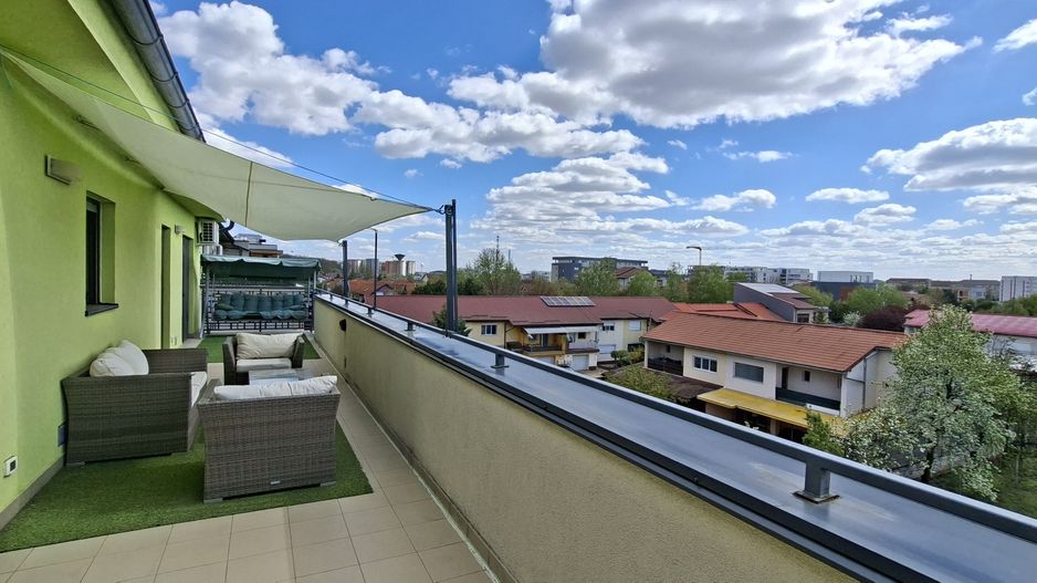 Penthouse 3 camere, terasa de 50mp - la prima inchiriere - Poză 24