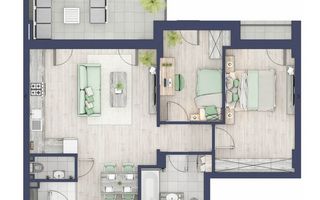 Apartament cu trei camere, modern in Turnisor - Poză 1