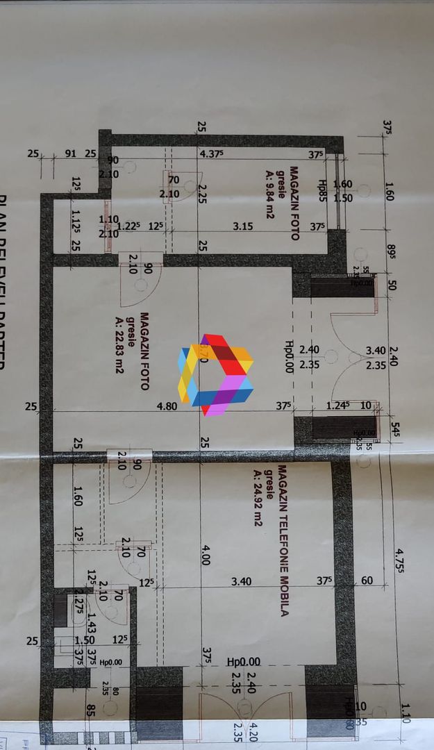 Spatiu comercial de închiriat, Brasov - 62 mp # plus-imo.ro - Schiță 3