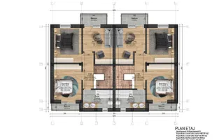 Casa tip Duplex - 2 dormitoare - 2 bai - 325 mp teren - Poză 11