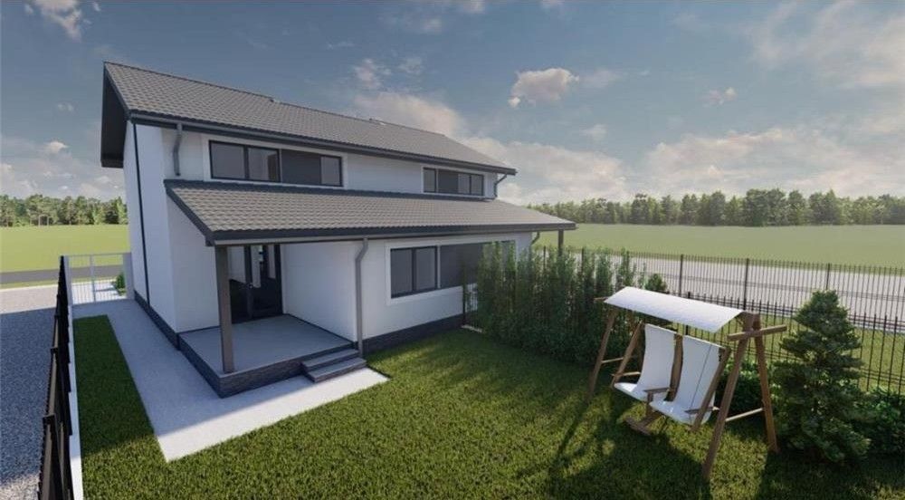 COMISION 0%, Duplex 4 Camere, La Cheie, P+E, 95MP, 335 Teren, SACALAZ - Poză 3