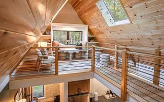 Cabana a Frame 4 camere 76 mp-teren-Colibita - Poză 5