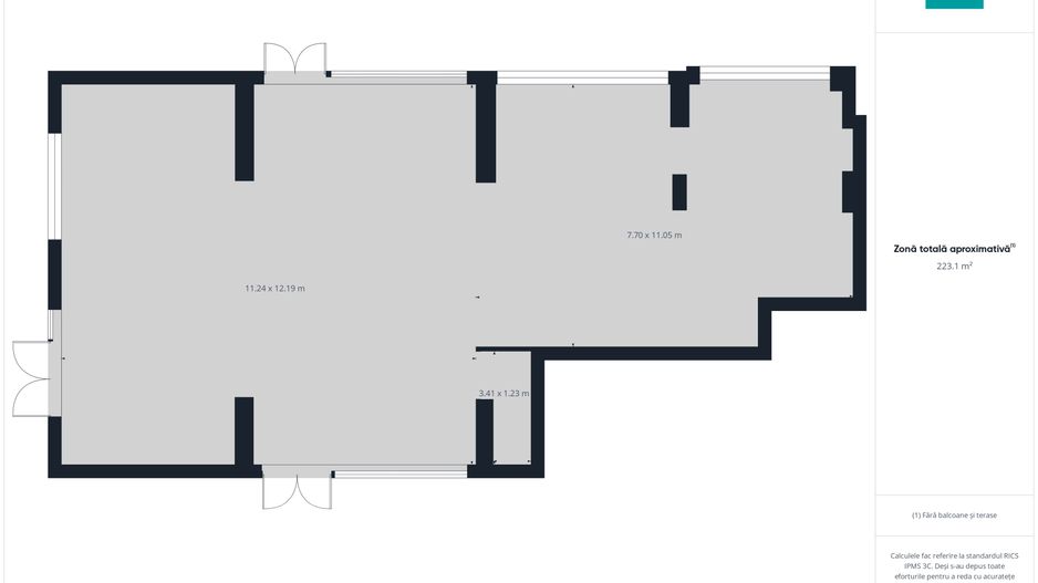 Spațiu comercial 220 mp, 9 parcări, Oradea - Poză 8