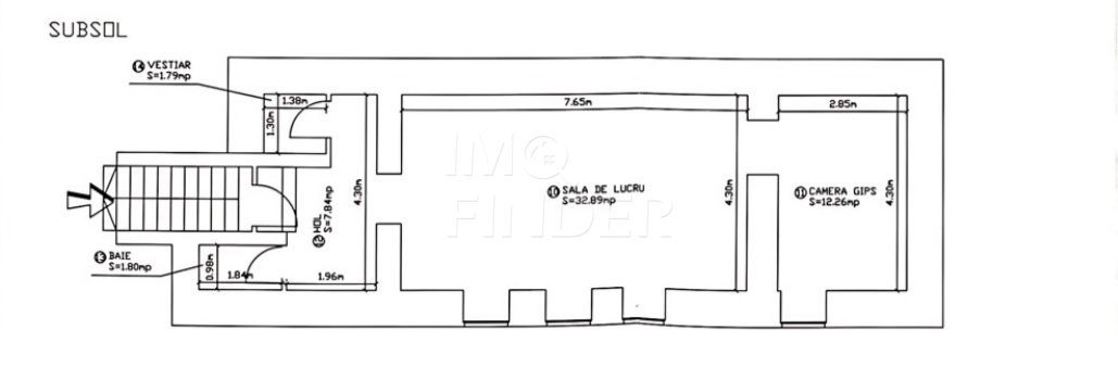 Proprietate unica 271 mp construiti, Centru, zona Horea - Poză 13