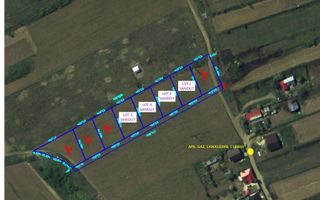 TEREN extravilan 800 mp, zona BRODOC; - Poză 1