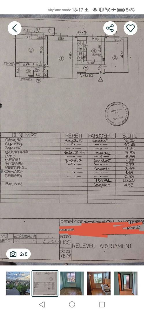 Apartament 3 camere Mihalache, metrou 1 Mai, far risc, vedere panoramică - Poză 8