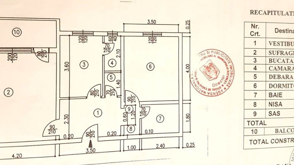Vanzare Apartament 2 Camere 2 Minute Mall Vitan 68 Mp - Poză 6