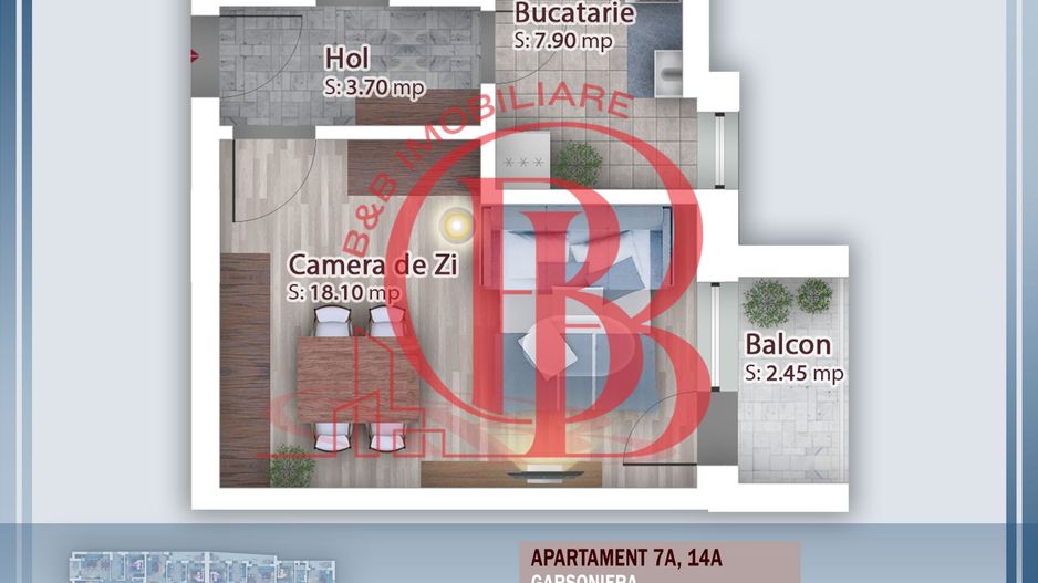 Oferta Lansare Garsoniera  incalzire pardoseala - Schiță 11