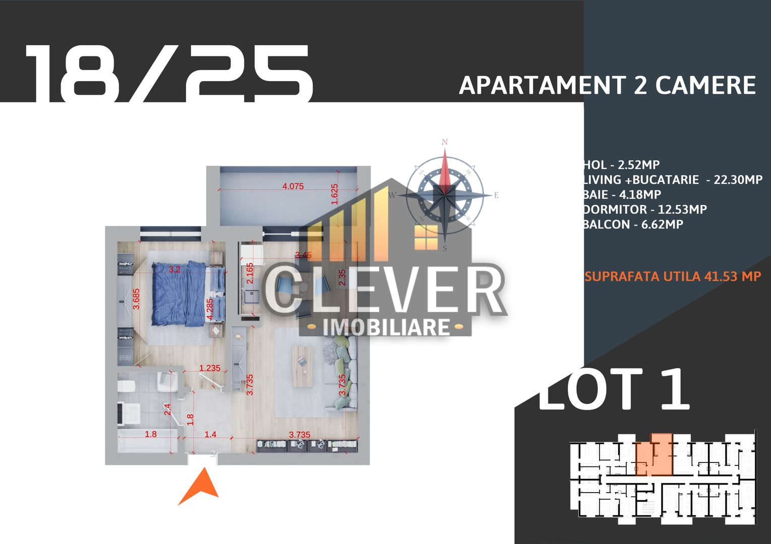 2 camere -Ideal Investitie-Theodor Pallady-Comision 0 - Poză 1