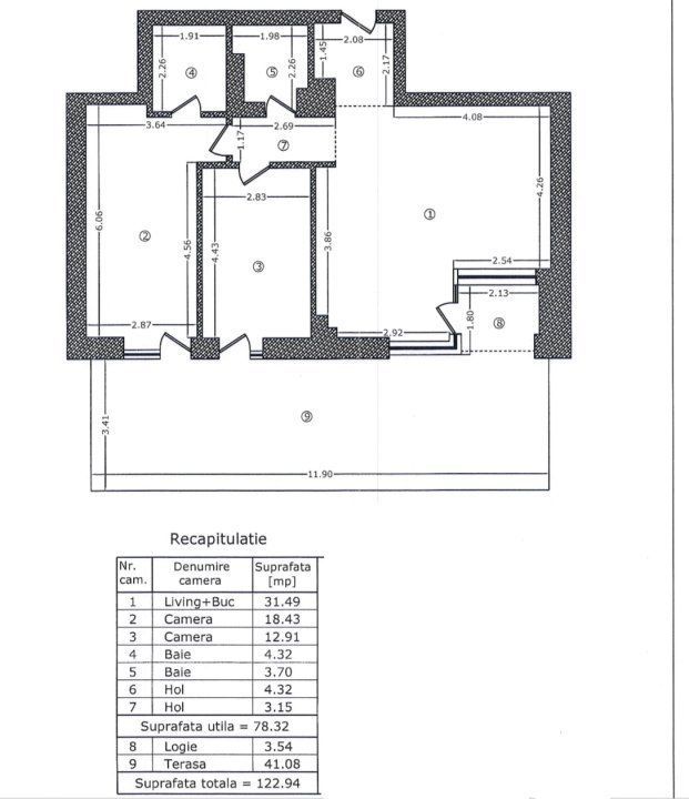 APARTAMENT AVIATIEI PARK | CURTE | TERASA | LUX - Poză 15