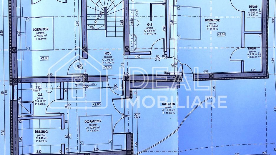 Casa Individuala Moderna cu 5 camere si 668 mpu curte, in Cristian - Schiță 8