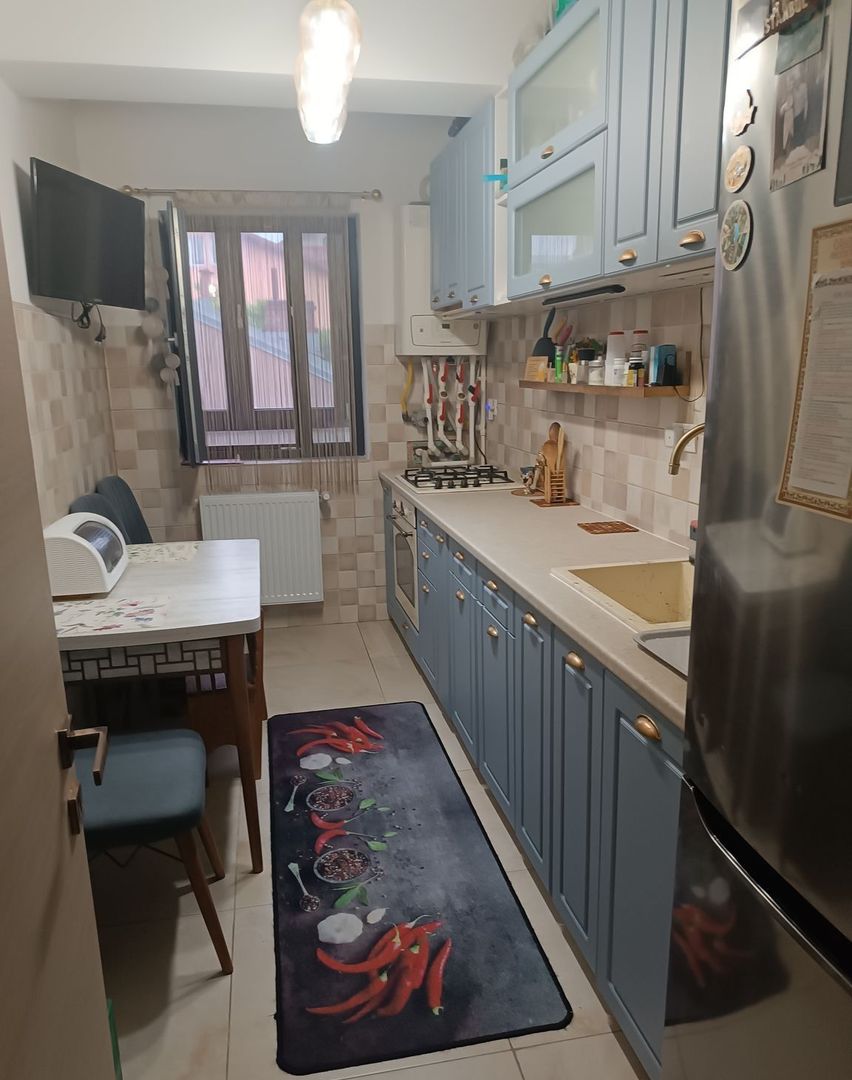 Vanzare apartament 2 camere 58 mp, bloc 2025, etaj 1, centrală, balcon închis - Poză 4
