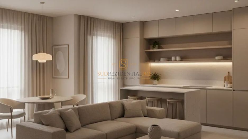 Studio spatios cu balcon 13 mp, finisaje premium - zona Bd Metalurgiei - Poză 3