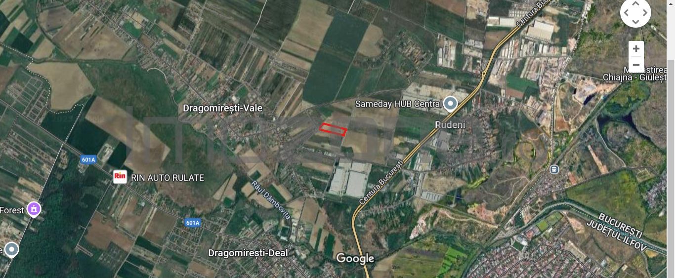 Dragomiresti Valea - Langa Centura, teren 15.600 mp, 35E/mp - Poză 2