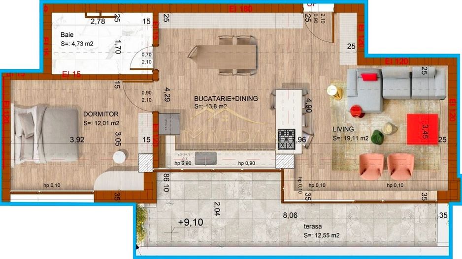 Apartament 2 camere de vanzare // Piata Domenii*** - Poză 14