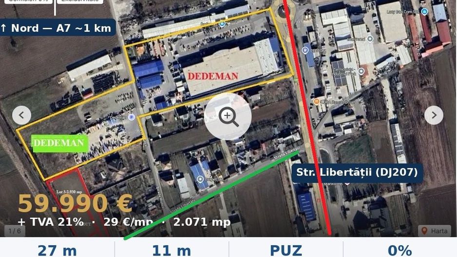 Teren industrial & comercial lângă Dedeman Roman! 📢 - Poză 1