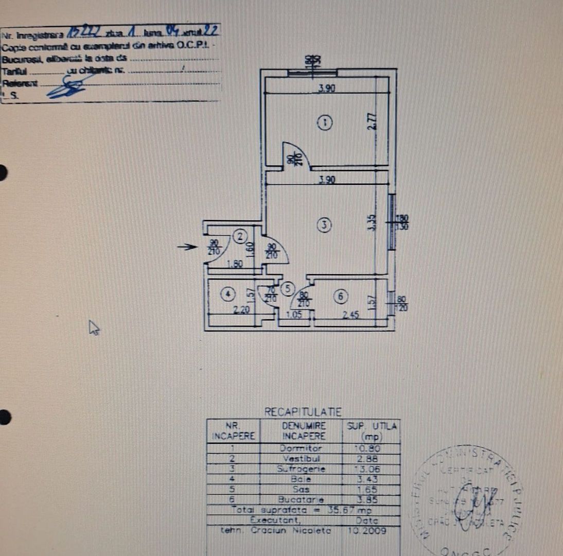 Vanzare apartament 2 camere Salaj conf.2 - Poză 7