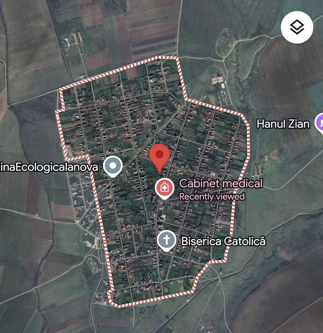 Teren intravilan 1.600 mp, Ianova – toate utilitățile, front 18 ml - Poză 2