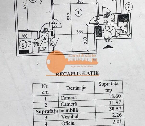 Apartament 2 camere | Piața Romană | 1 min metrou - Schiță 7
