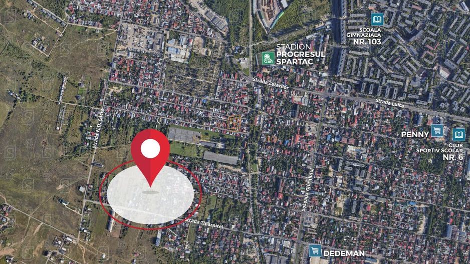 Teren intravilan 6.261 mp cu deschidere de 32 ml, Strada Tiparnitei - Poză 3