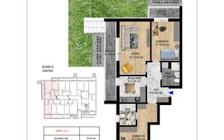 Apartament 3 camere cu Gradina 90mp Th Pallady Sector 3 - Poză 2