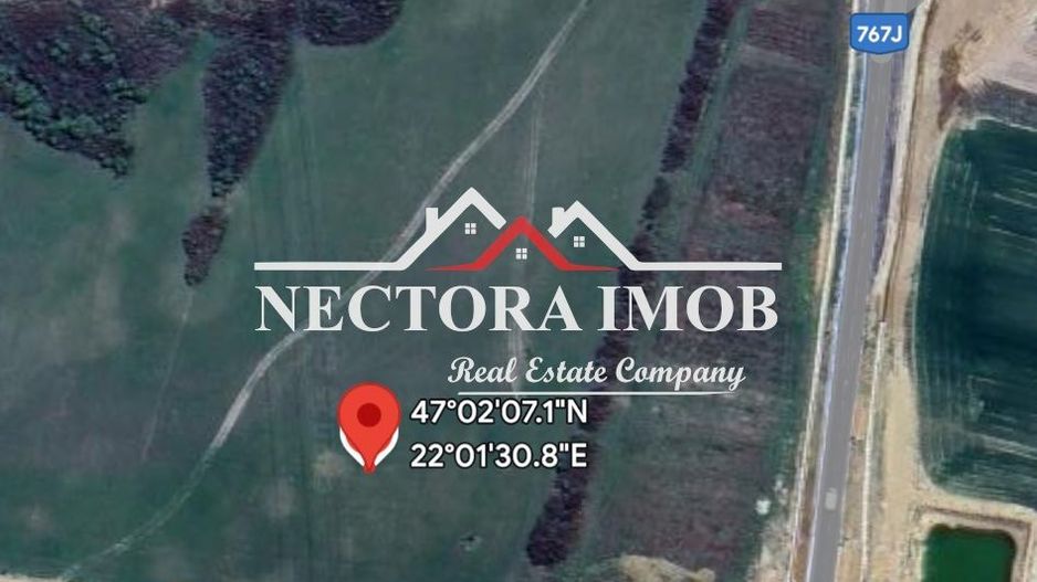 NECTORA IMOB-Teren Zona Osorhei, 5500 mp, 21 ml Front, 210 ml adancime - Poză 4