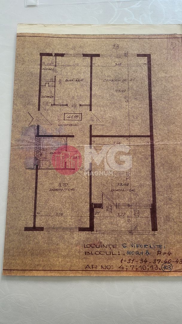 Apartamentn 3 camere zona Giurgiului - Poză 8