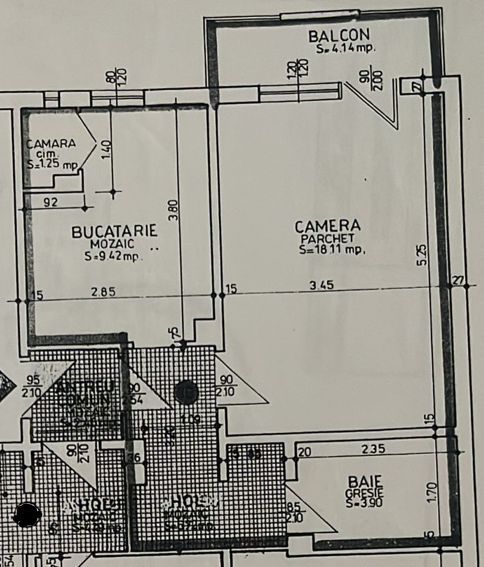 Apartament 2 camere semidecomandat 42 mp etaj 1 Marasti - Poză 8