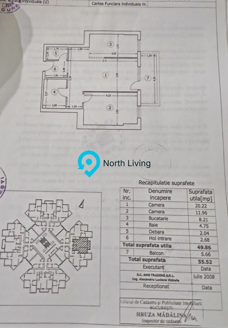 Apartament mobilat si utilat Doamna Ghica bloc 2009 - Poză 14