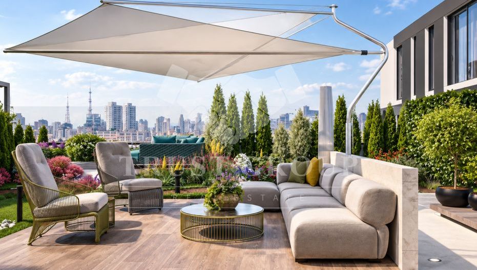 Duplex Aviatiei 790mp | Piscina pe terasa | 12 Parcari | Boxa 53mp | +Ap 2 cam - Poză 1