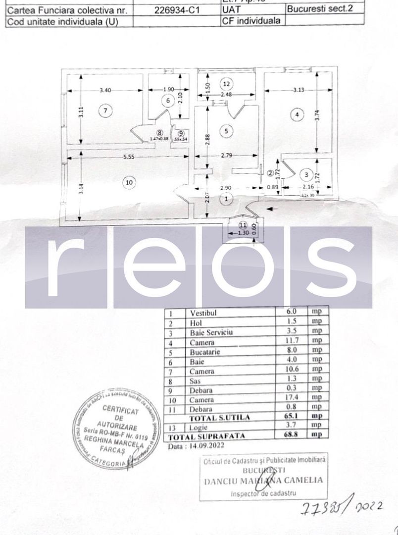 OPORTUNITATE DE VANZARE APARTAMENT 3 CAMERE ZONA TEI 2 BLOC 1982 - Poză 16