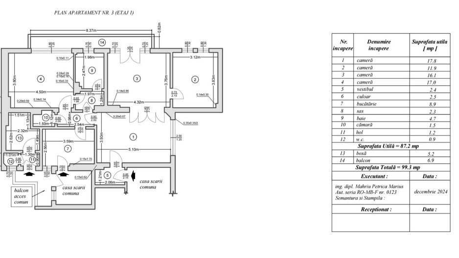 De vanzare Apartament 4 camere, Interbelic, Calea Calarasi, Decebal - Poză 20