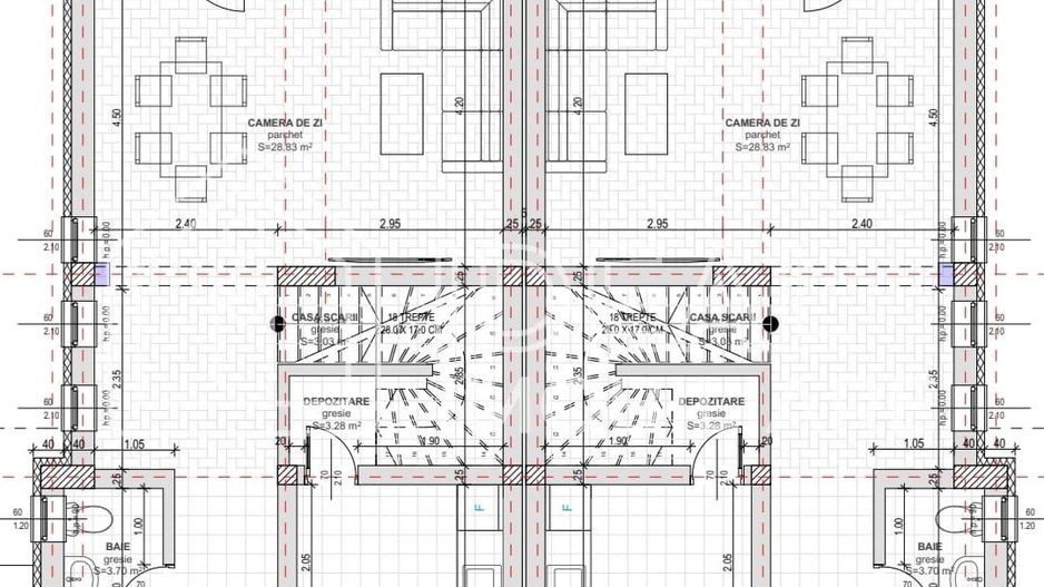 Duplex in Cisnadie cu 4 camere si 250 mp de curte, in Cisnadie - Schiță 11