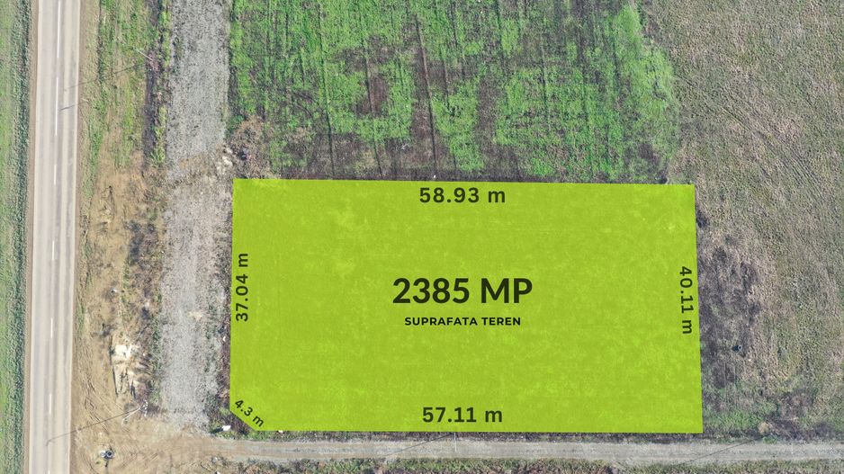 Vanzare | Teren industrial | 2385 MP | Apa Curent Canal | Mosnita Noua - Poză 2